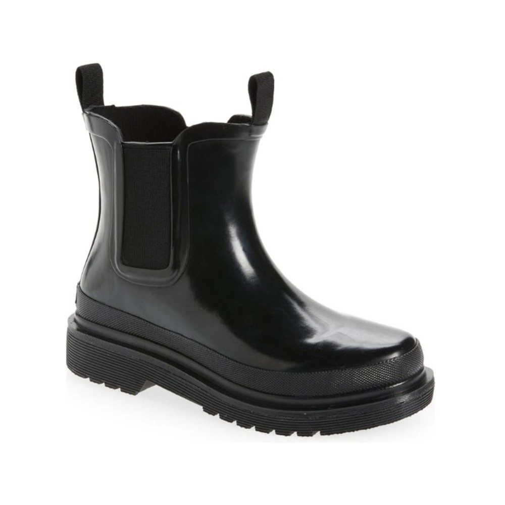 Chooka Womens 8 Damascus Waterproof Chelsea Boot in Black NEW